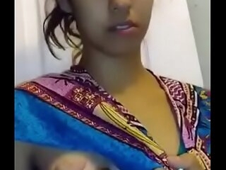 indian chick milking say no to boobs