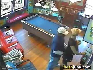 stranger caught having sexual connection on CCTV