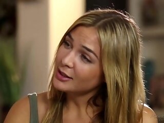 Anya Olsen caught on masturbation by say no to friends