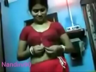 Married wife fuck in white-hot saree and blouse